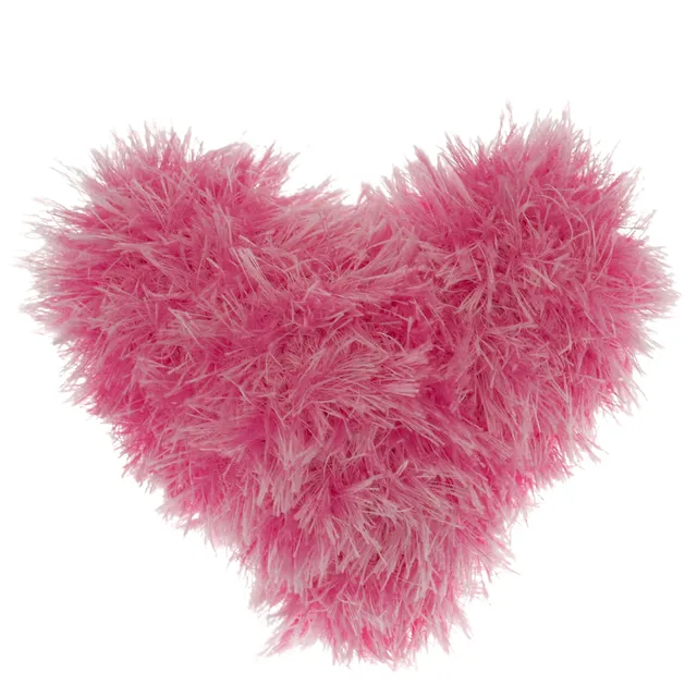 oomaloo-heart-handmade-squeaky-dog-toy-medium-5-x4-x3-funky-fur-heavy-duty-squea image 1
