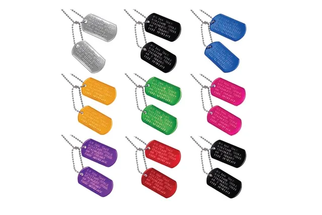 gotags-bulk-personalized-embossed-us-military-dog-tags-volume-pricing image 1