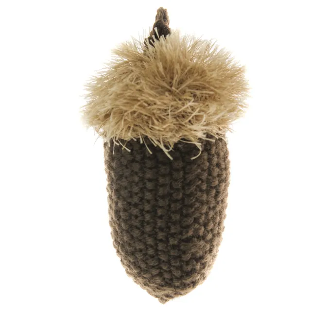 mendota-pet-oomaloo-acorn-handmade-squeaky-dog-toy image 1