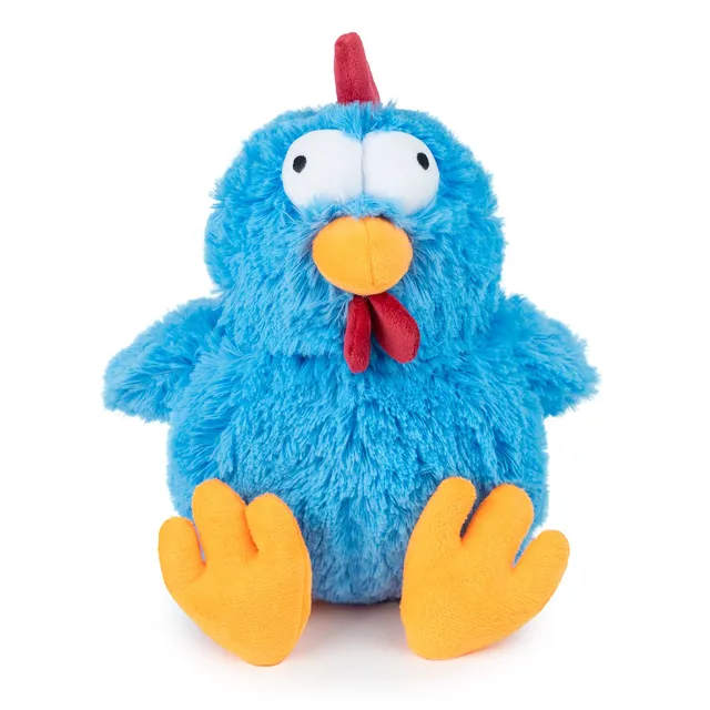 voyager-mrs-cluck-squeaky-plush-dog-toy-soft-chicken-plush-with-squeaker image 1