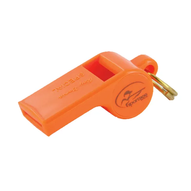 mendota-pet-roy-gonia-training-whistle-with-pea-orange image 1