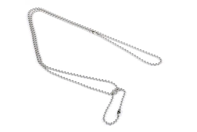 gotags-ball-chain-necklace-set-for-military-dog-tags image 1