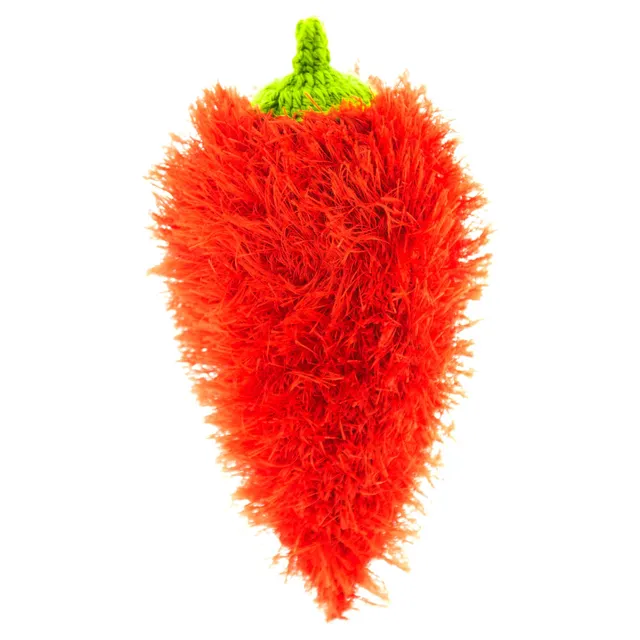 mendota-pet-oomaloo-chili-pepper-handmade-squeaky-dog-toy image 1