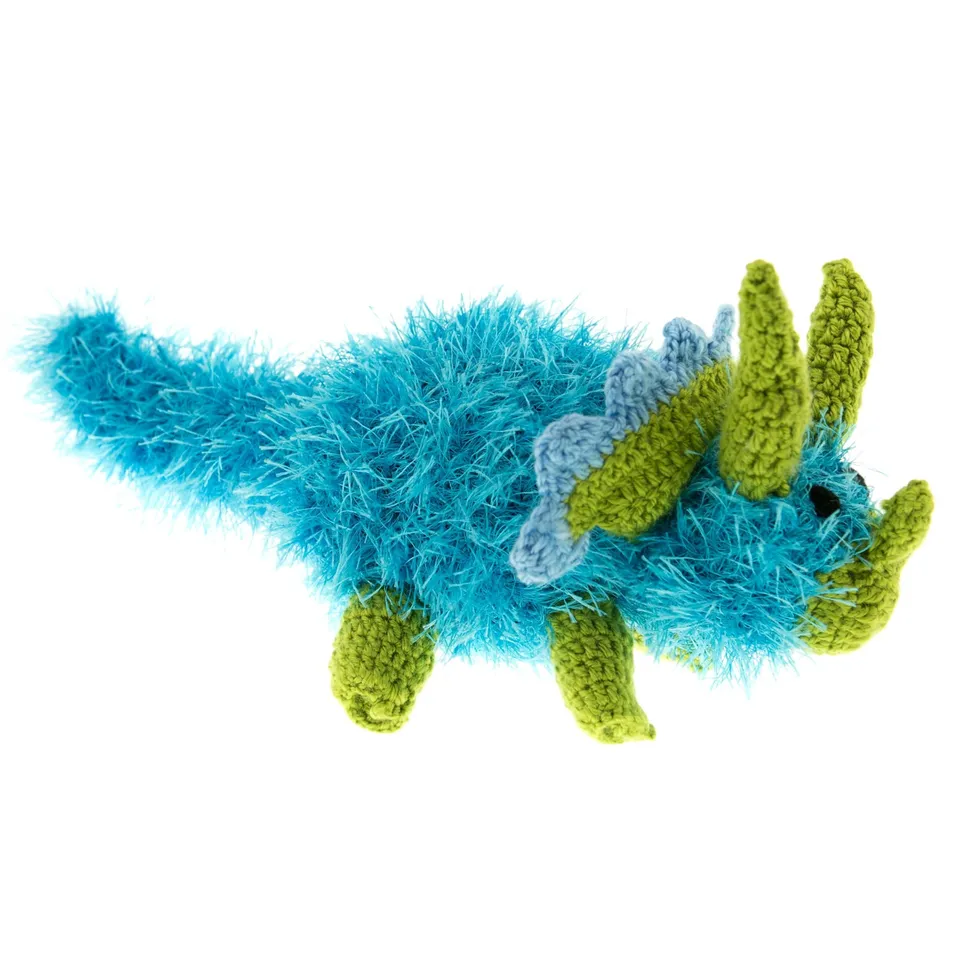 oomaloo-handmade-dinosaur-squeaky-dog-toy image 1