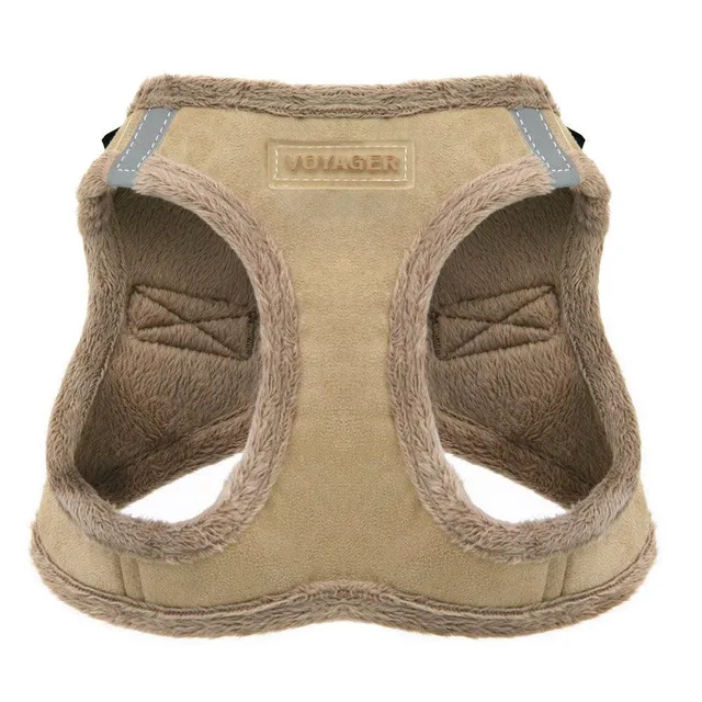 voyager-step-in-plush-suede-pet-harness image 1