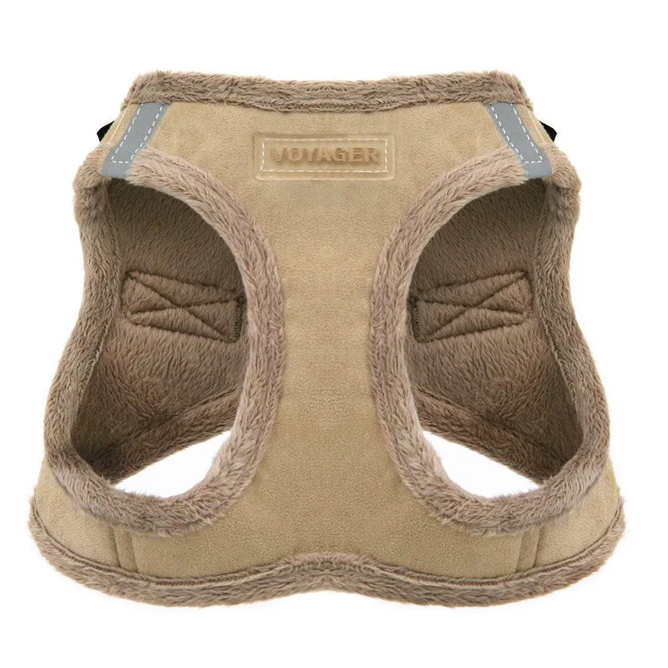 voyager-step-in-plush-suede-pet-harness image 1