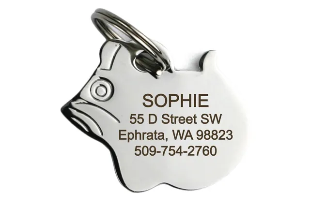 gotags-mouse-shaped-stainless-steel-cat-id-tag image 1