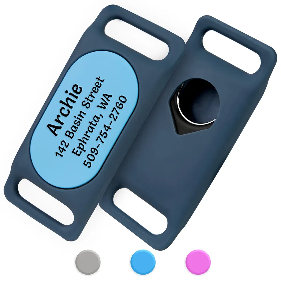 gotags-samsung-galaxy-smarttag2-gps-tracker-holder-slide-on-pet-id-tag image 1