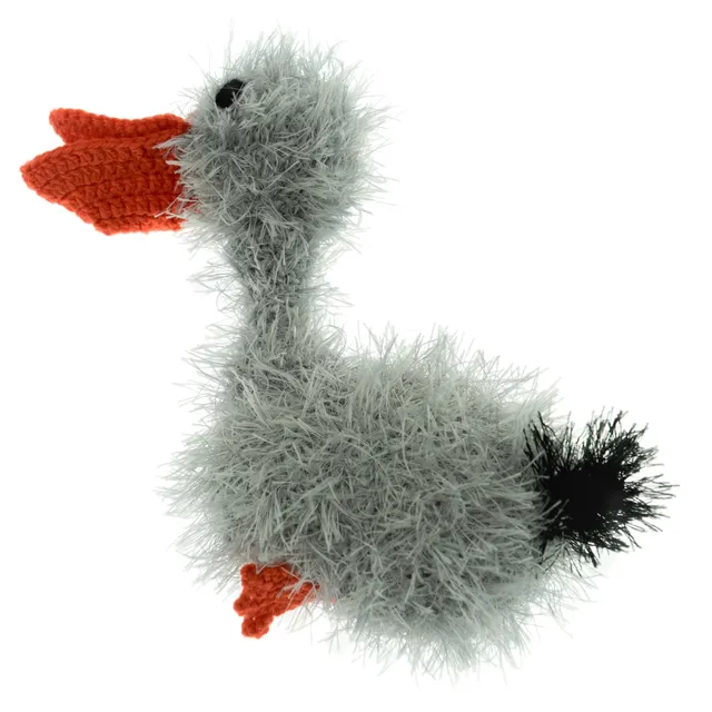 mendota-pet-pelican-handmade-squeaky-dog-toy-medium-8-x4-x3 image 1