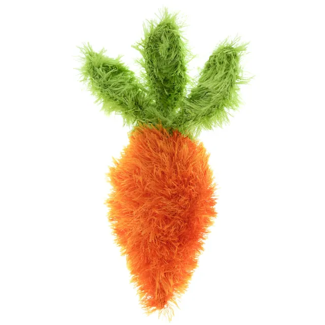 mendota-pet-oomaloo-carrot-handmade-squeaky-dog-toy image 1