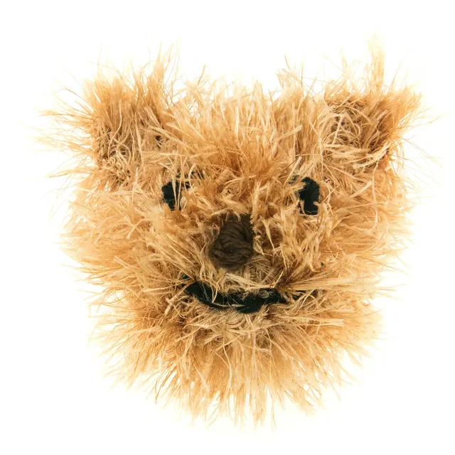 mendota-pet-ballhead-bear-handmade-squeaky-dog-toy image 1