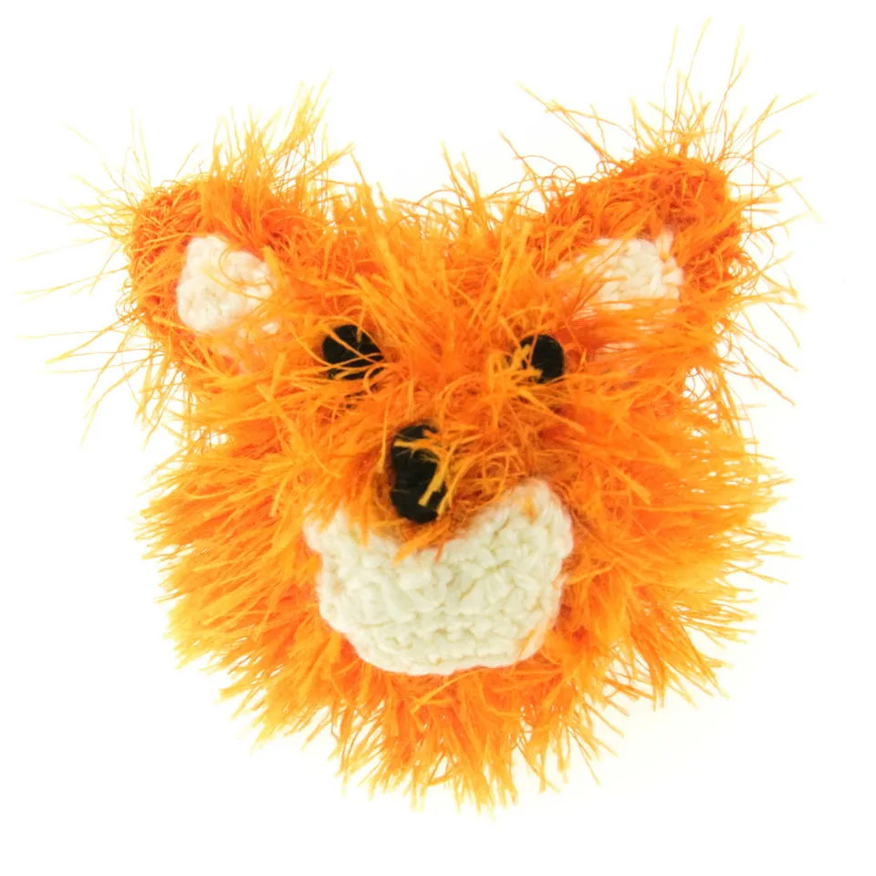 mendota-pet-ballhead-fox-handmade-squeaky-dog-toy image 1