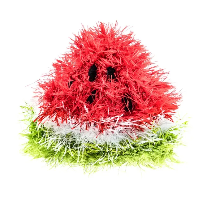 mendota-pet-oomaloo-watermelon-handmade-squeaky-dog-toy image 1