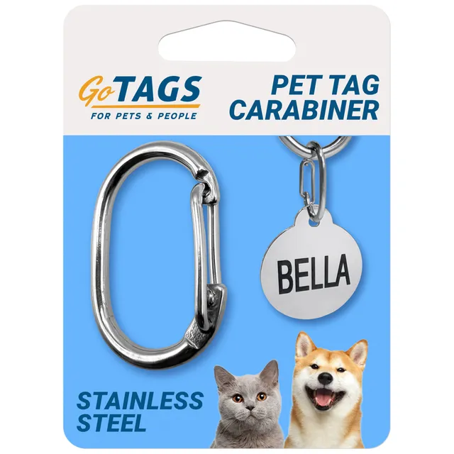gotags-easy-swap-dog-tag-clip-stainless-steel-secure-spring-loaded image 1