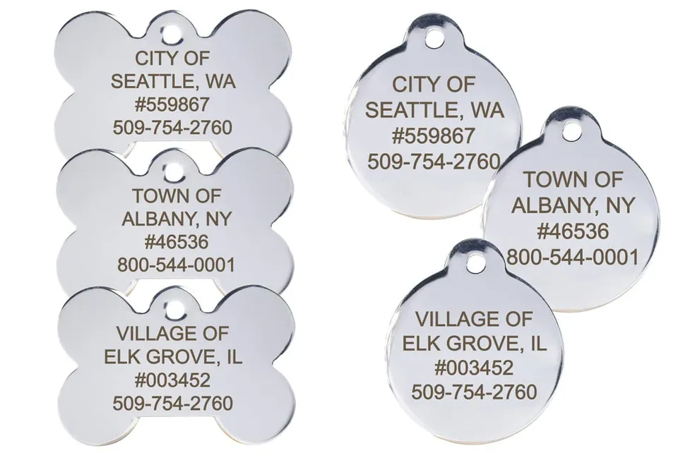gotags-municipal-dog-license-tags-in-stainless-steel-bulk-custom-city-license-ta image 1