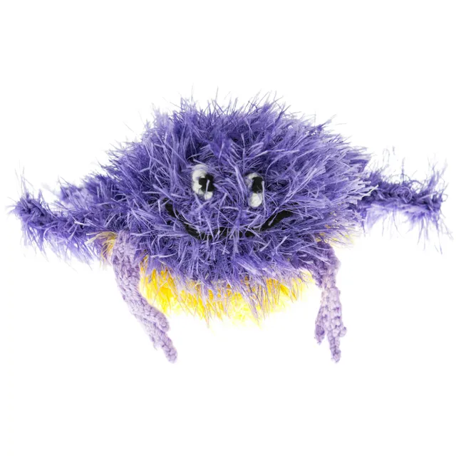 mendota-pet-oomaloo-crab-handmade-squeaky-dog-toy image 1