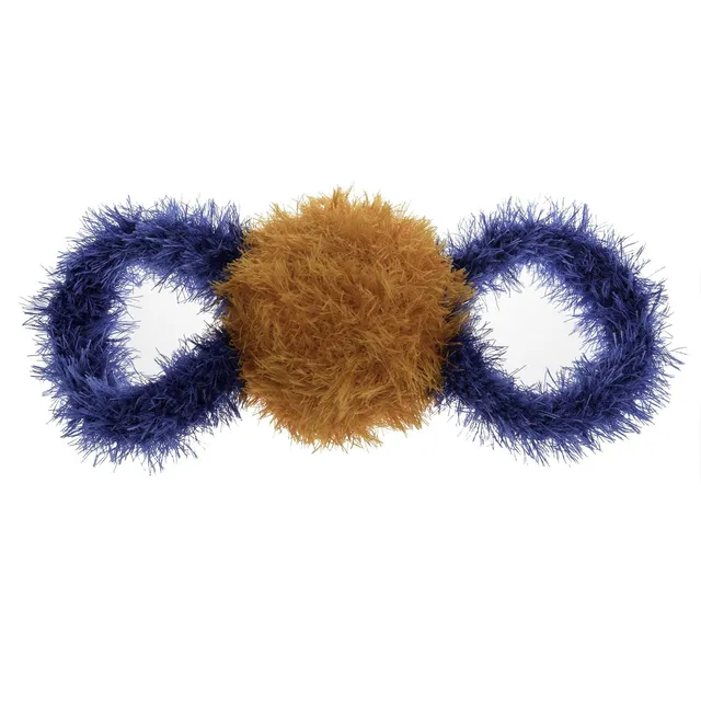 mendota-pet-tug-a-roo-babyrattle-handmade-squeaky-dog-toy-medium image 1