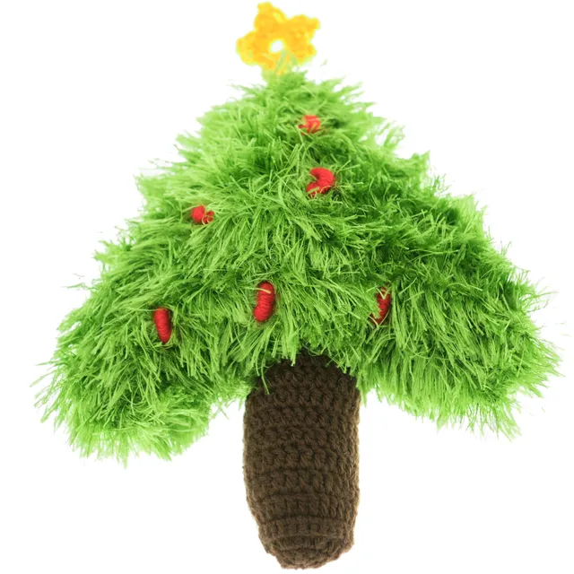 mendota-pet-oomaloo-christmas-tree-handmade-squeaky-dog-toy image 1