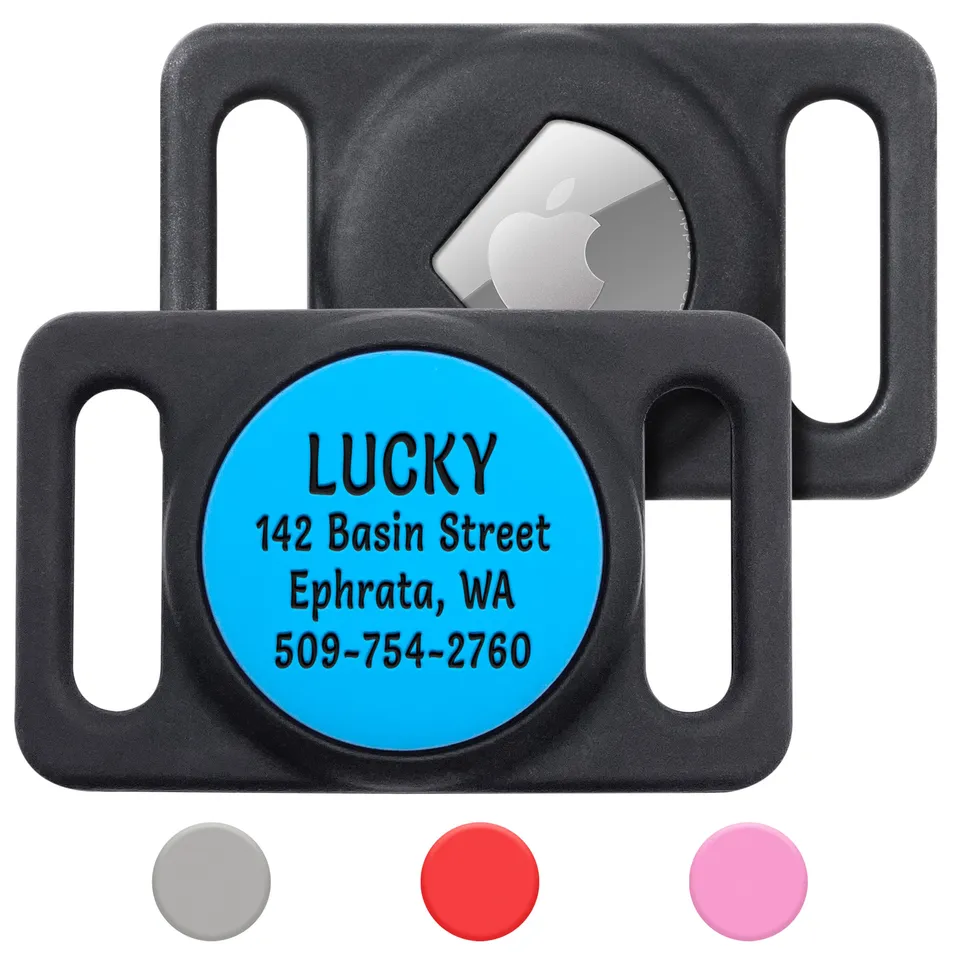 gotags-airtag-pet-collar-holder-personalized image 1