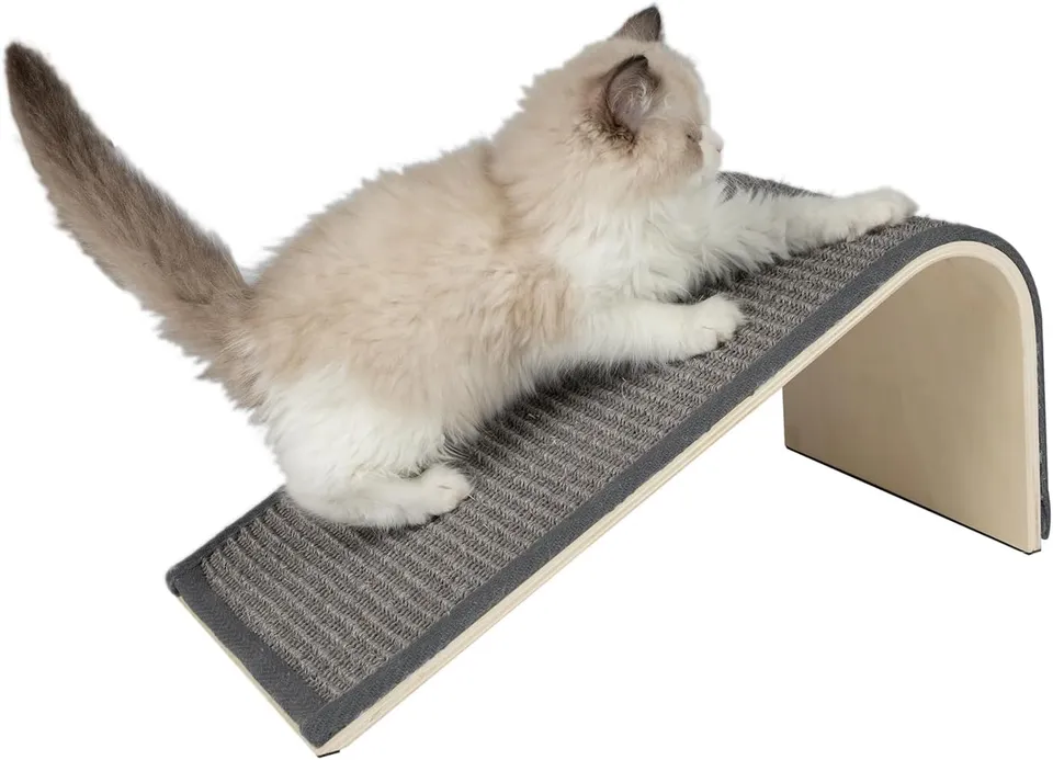 voyager-catify-sloped-sisal-cat-scratcher-climbing-ramp-and-scratcher-with-durab image 1