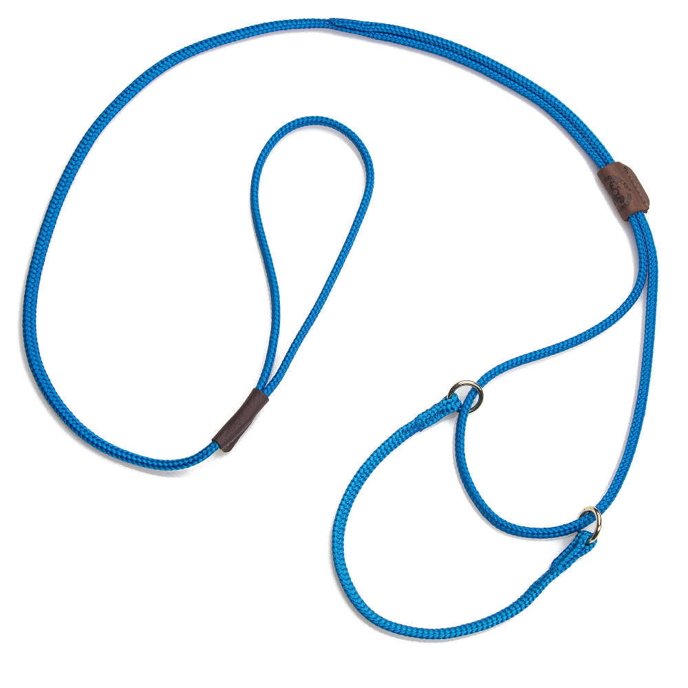 mendota-pet-martingale-show-leash-soft-diamond-braid-with-leather-slide image 3