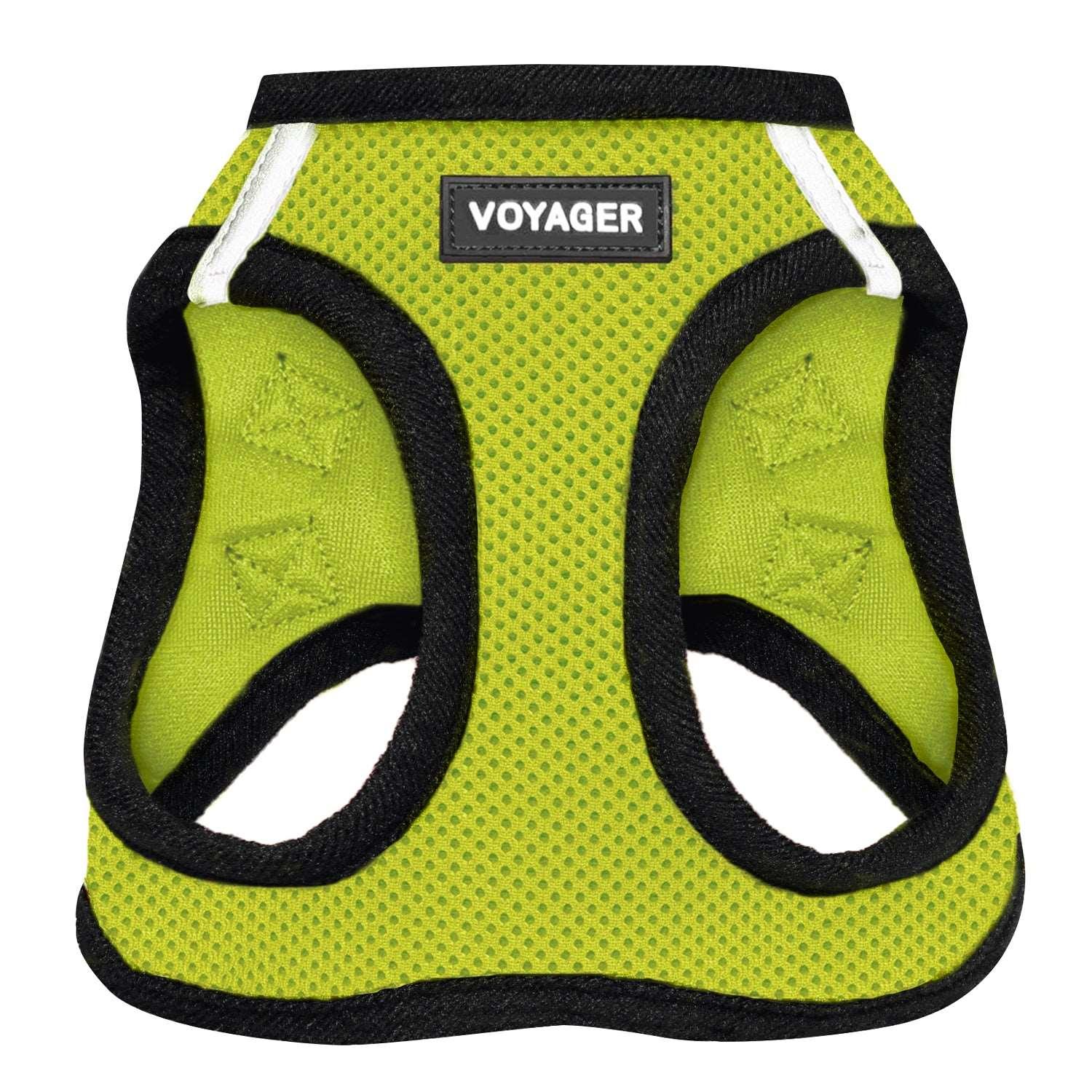 voyager-step-in-air-pet-harness-with-black-trim-breathable-mesh-for-small-dogs-c image 1