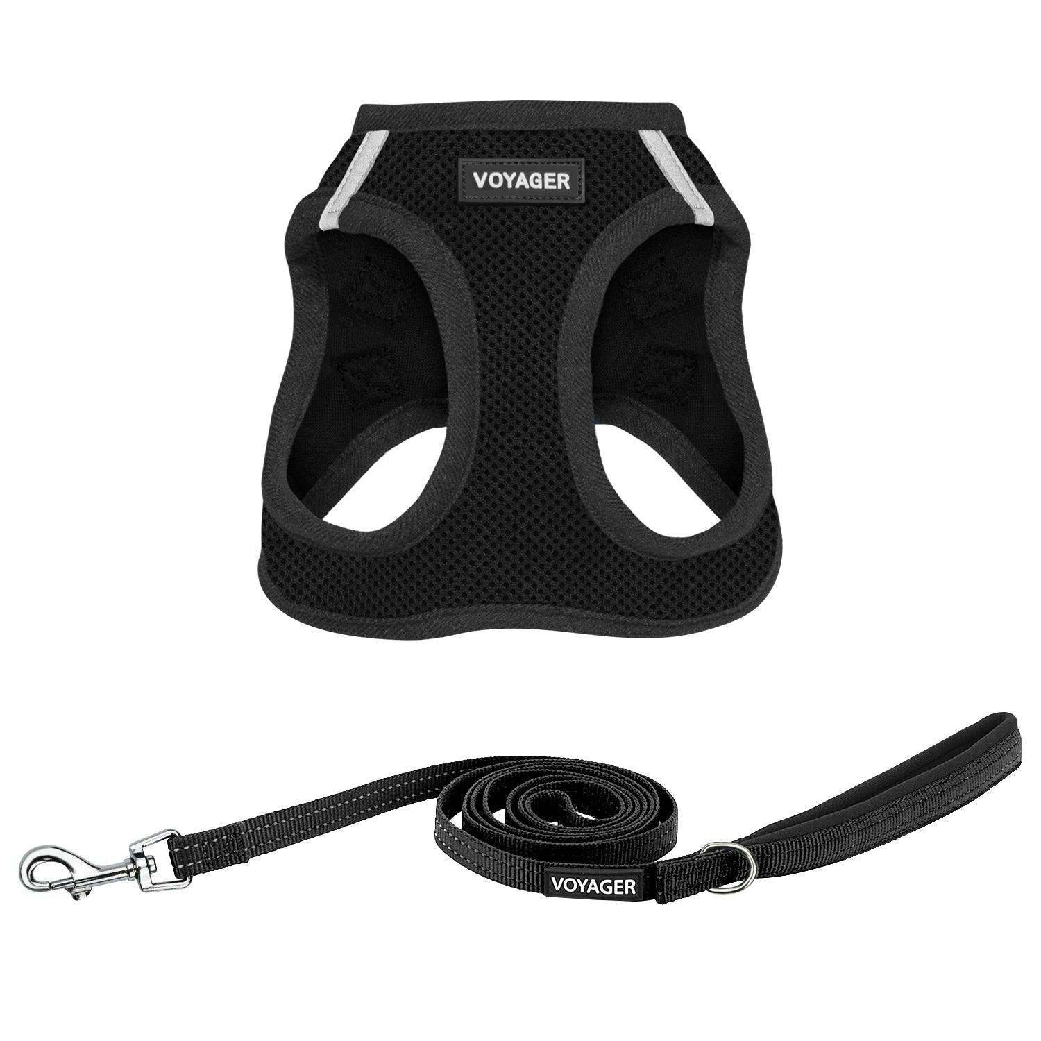 voyager-step-in-air-harness-leash-set-with-black-trim-for-cats-breathable-mesh-r image 7