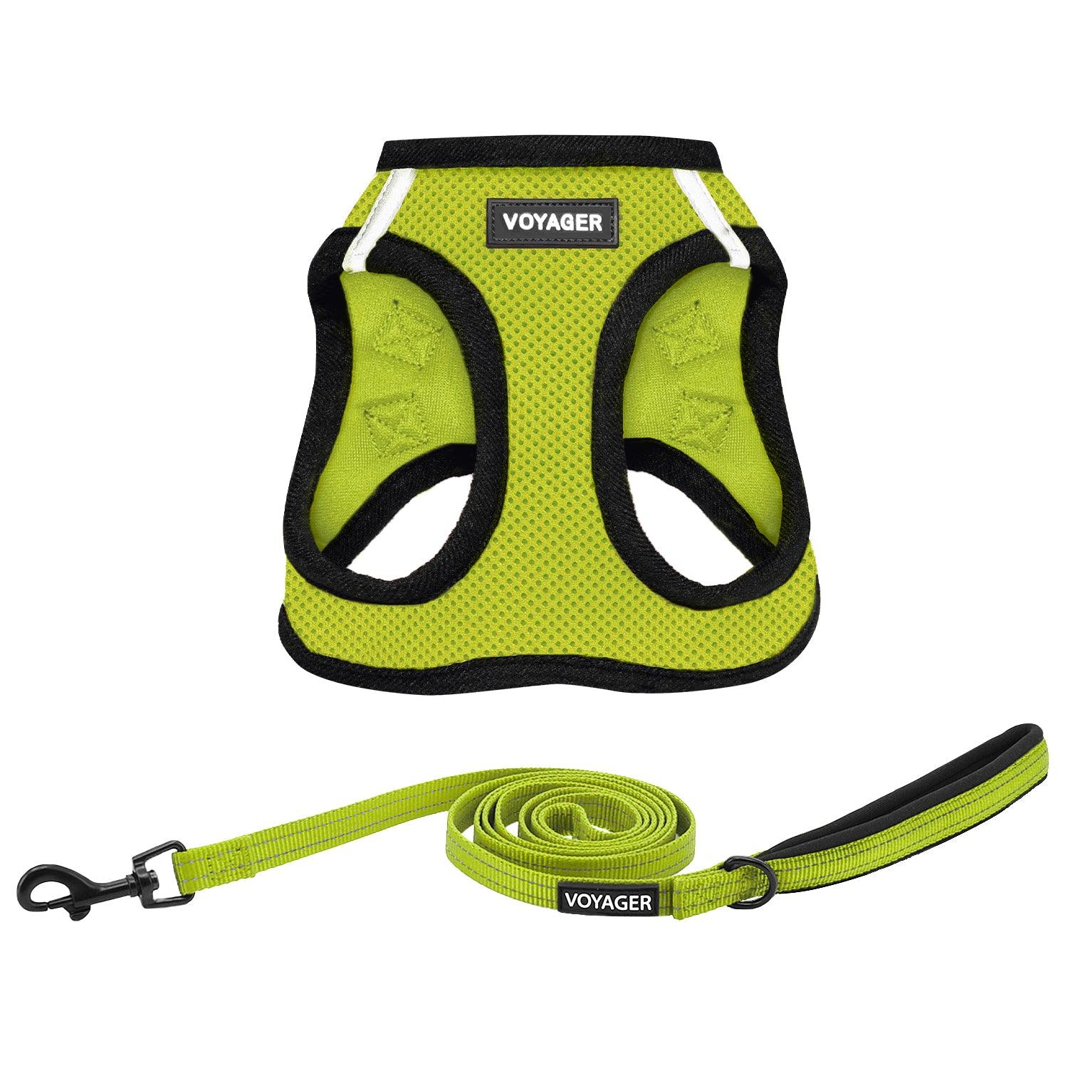 voyager-step-in-air-harness-leash-set-with-black-trim-for-cats-breathable-mesh-r image 1
