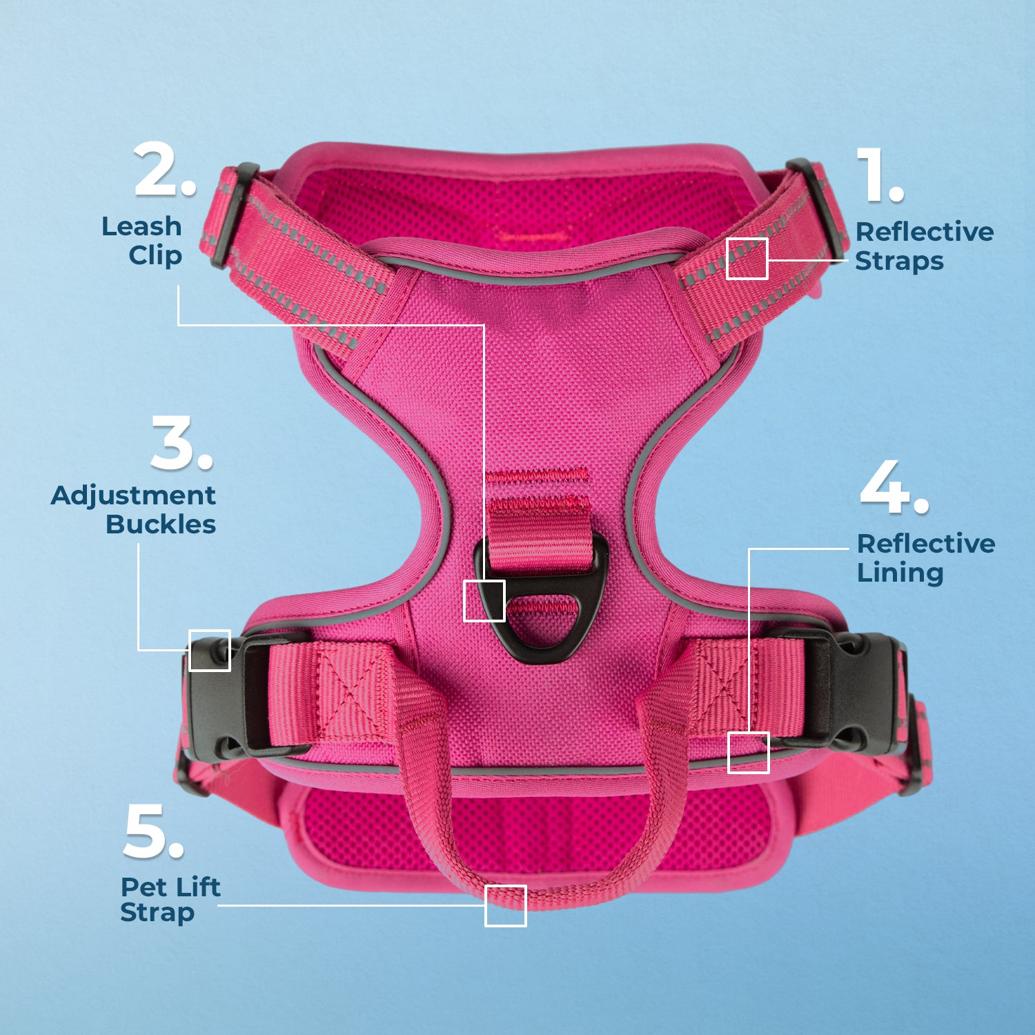 voyager-dual-attachment-dog-harness-no-pull-with-front-and-back-clips image 4