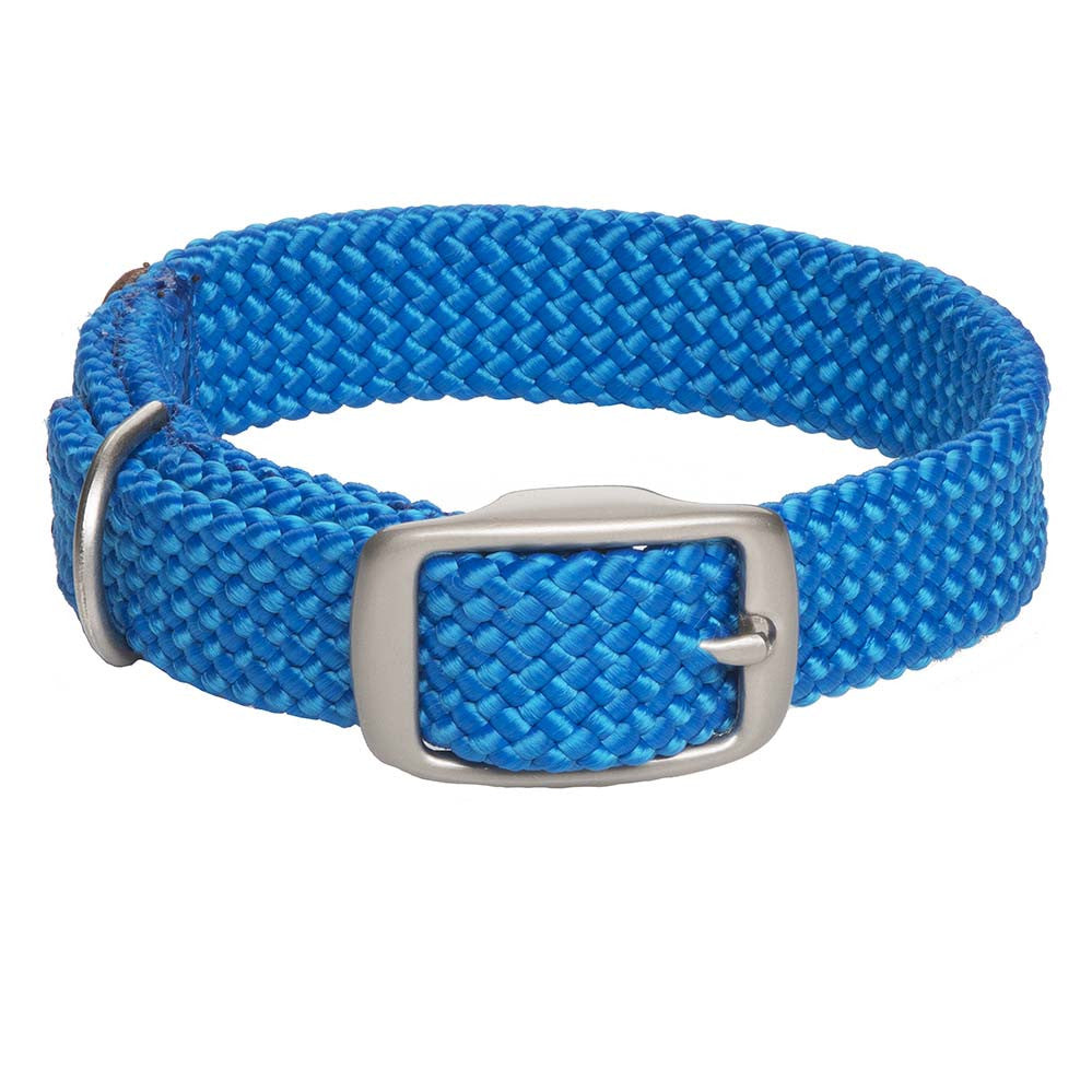 mendota-pet-double-braid-collar-satin-nickel image 3