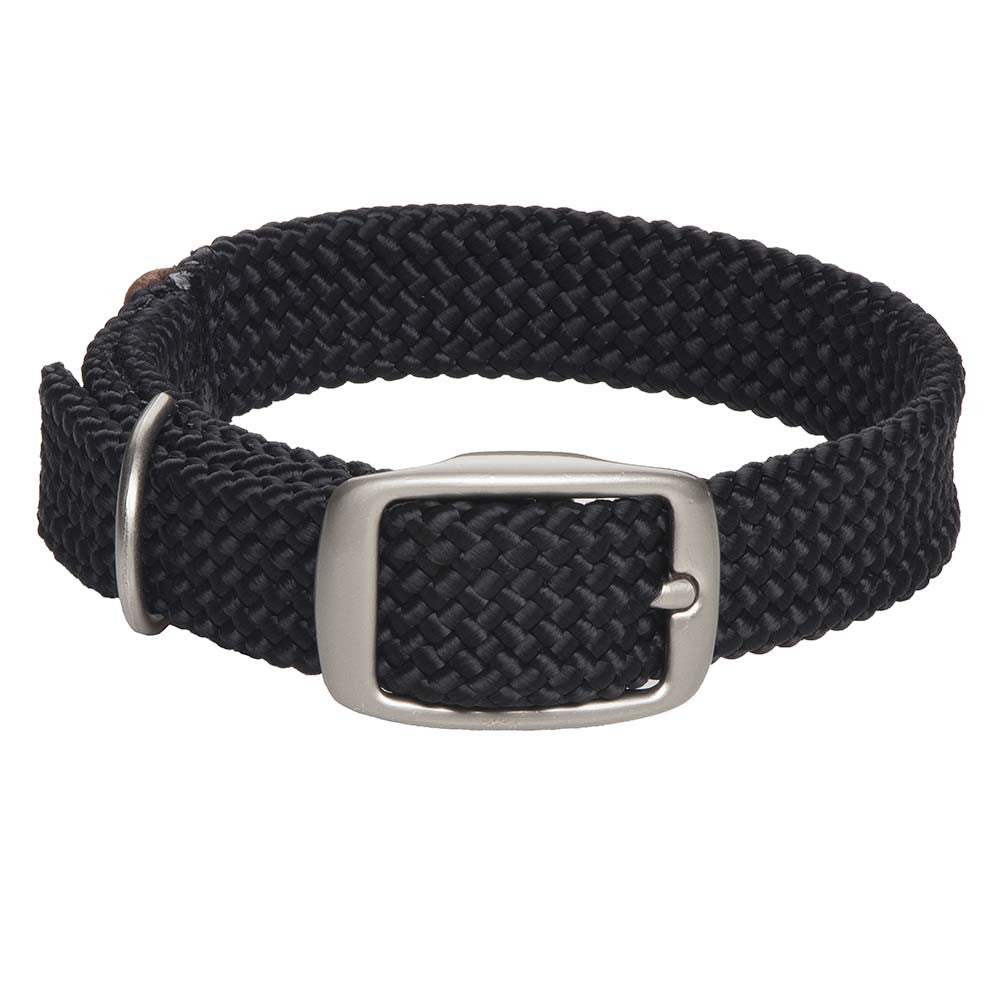 mendota-pet-double-braid-collar-satin-nickel image 4