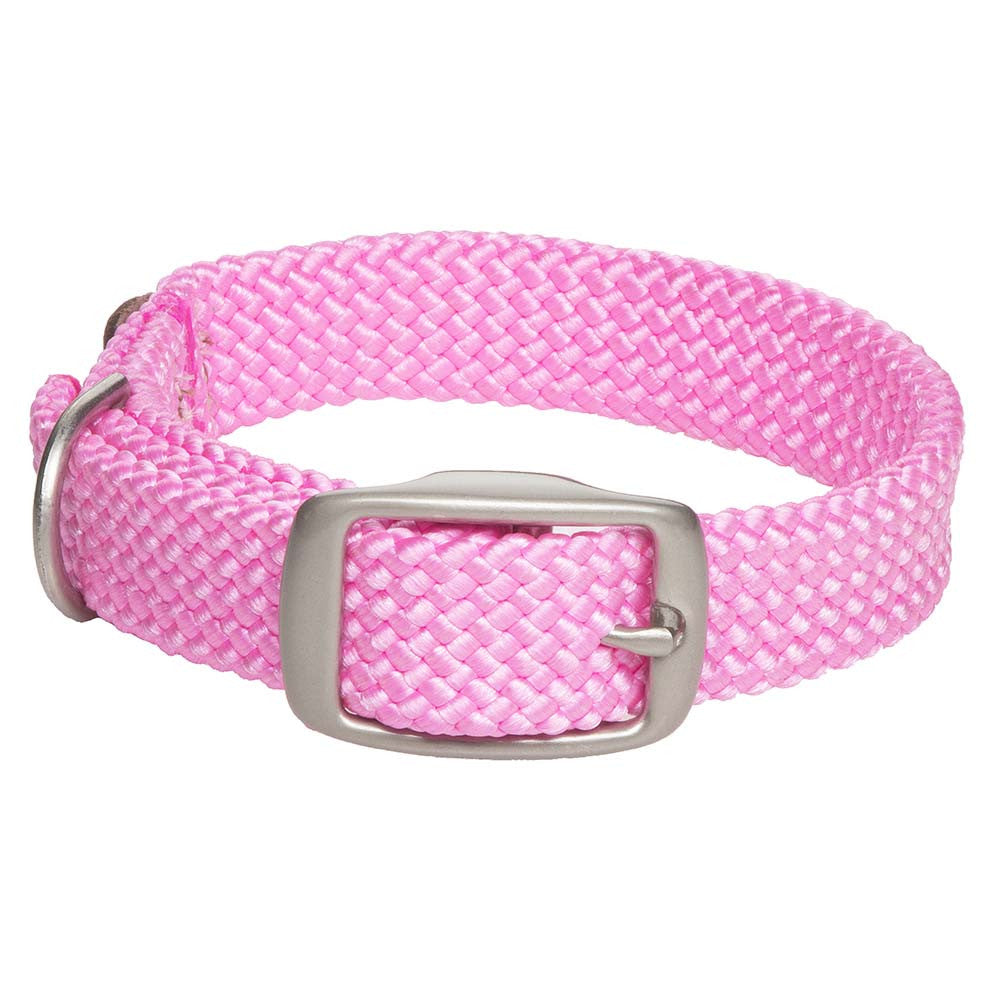 mendota-pet-double-braid-collar-satin-nickel image 7