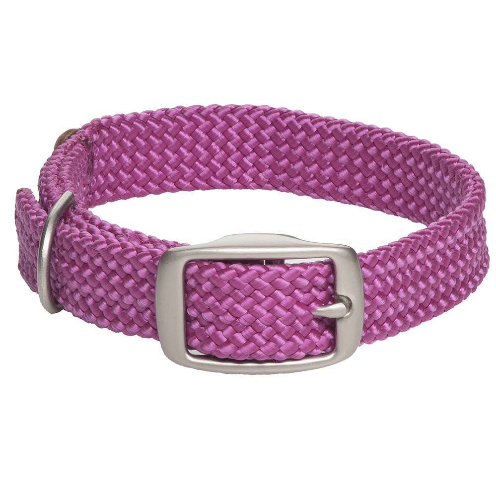 mendota-pet-double-braid-collar-satin-nickel image 8