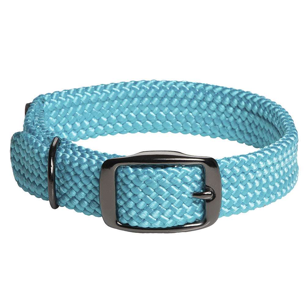 mendota-pet-double-braid-collar-black-metallic image 5