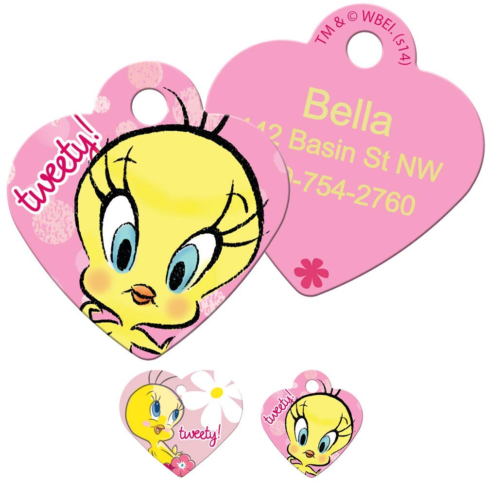gotags-looney-tunes-tweety-bird-personalized-pet-id-tag image 2