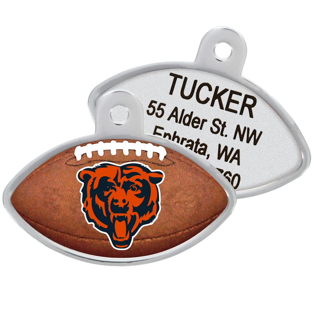 gotags-nfl-team-football-dog-id-tag-officially-licensed-personalized-solid-brass image 2
