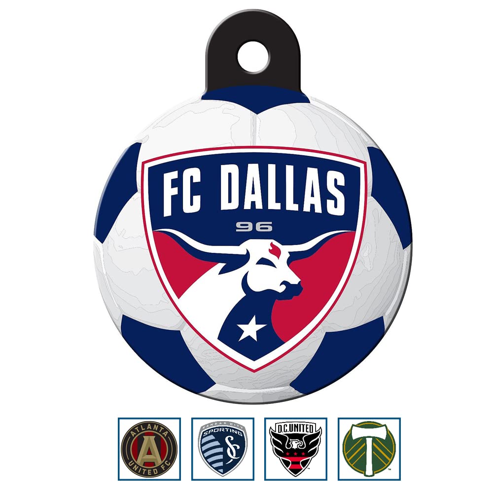 gotags-mls-soccer-team-round-dog-id-tag-officially-licensed-brass image 2