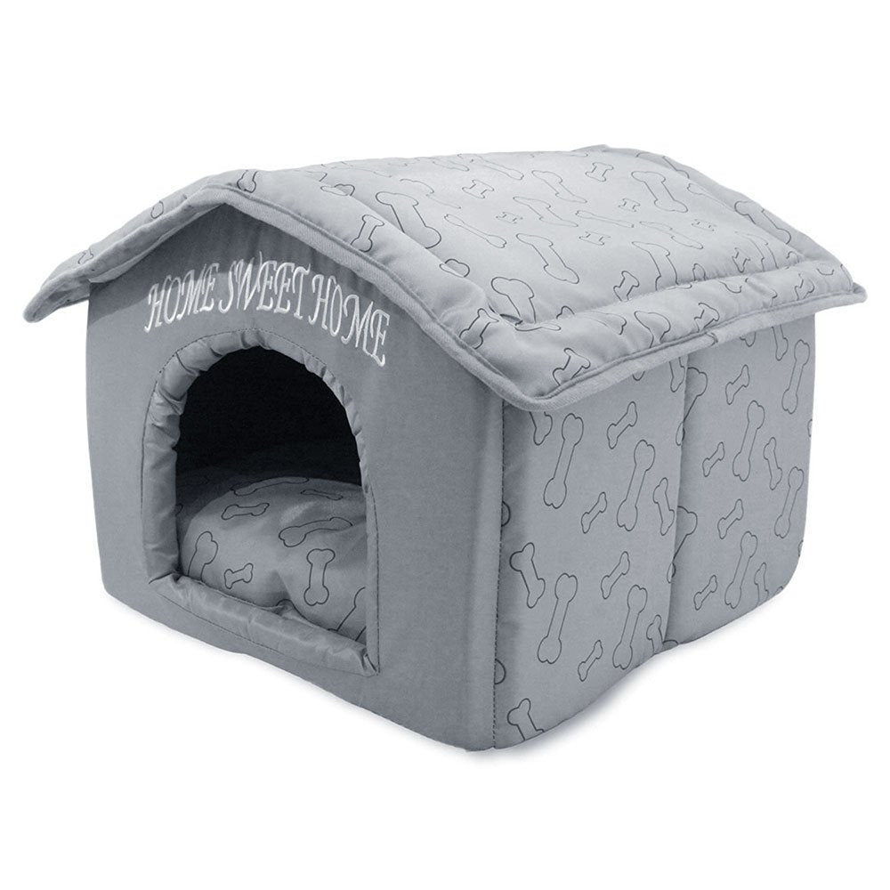 voyager-plush-indoor-pet-house-cozy-hideaway-bed-for-cats-dogs-kittens-puppies image 7