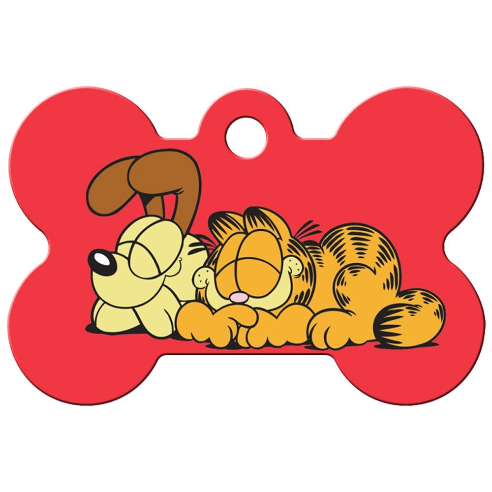 gotags-garfield-odie-dog-id-tag-engraved-solid-brass-comic-strip-pet-tag image 5