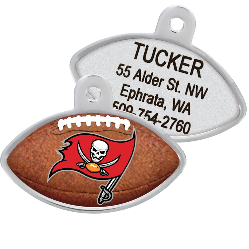 gotags-nfl-team-football-dog-id-tag-officially-licensed-personalized-solid-brass image 7
