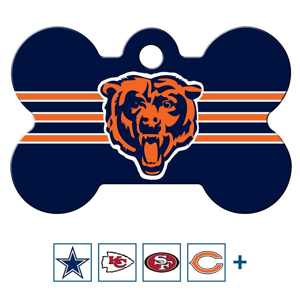 gotags-nfl-team-brass-bone-dog-id-tag-officially-licensed-custom-engraved image 2