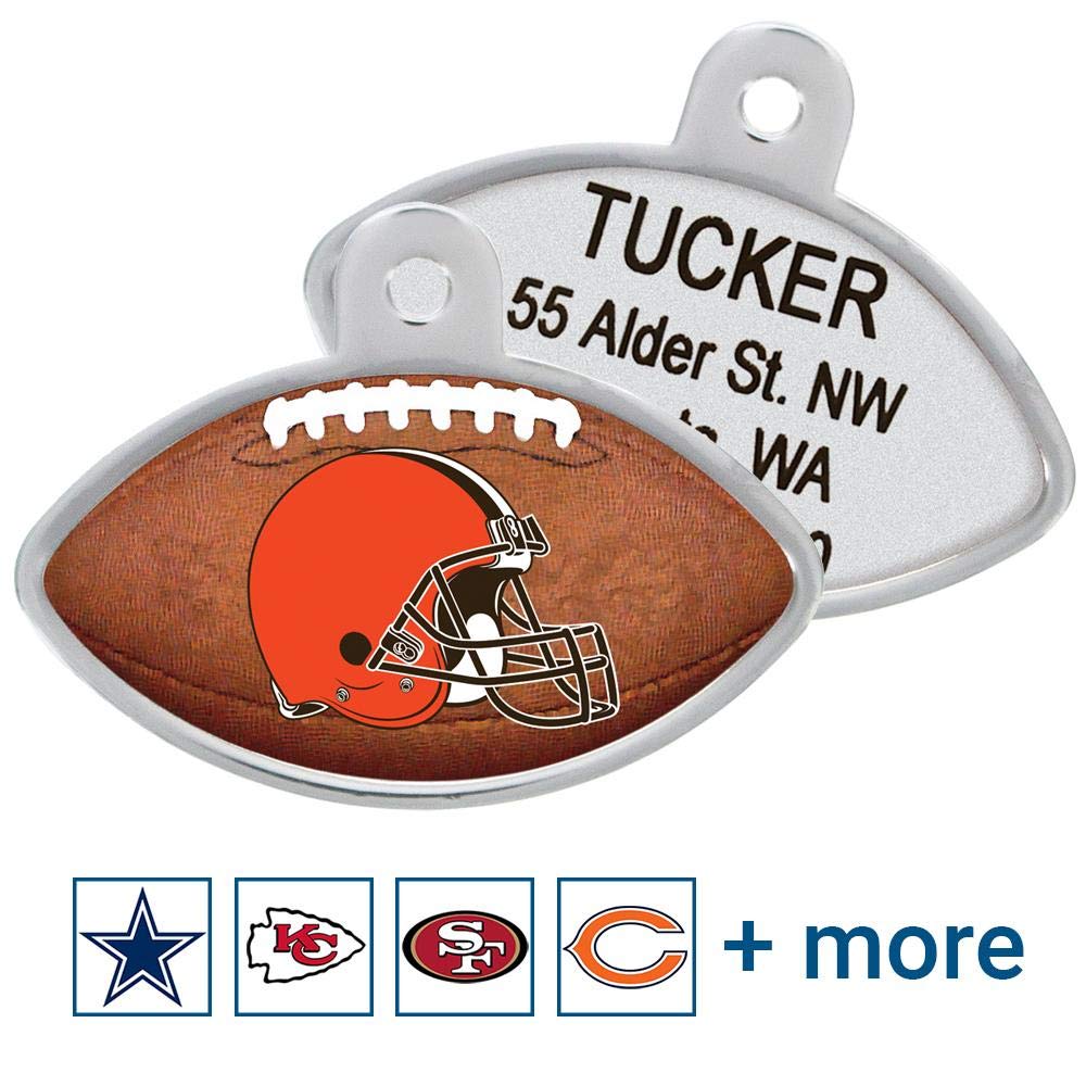 gotags-nfl-team-football-dog-id-tag-officially-licensed-personalized-solid-brass image 6