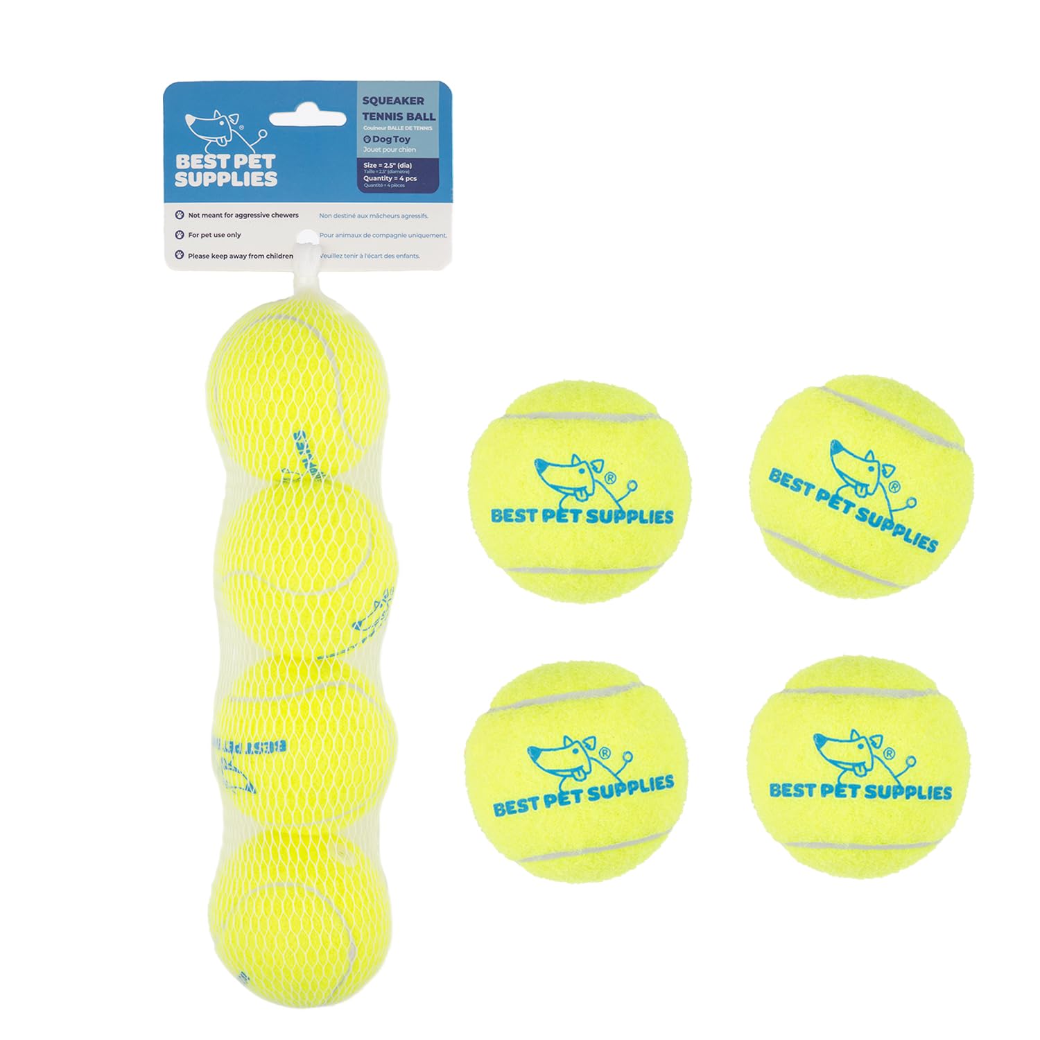 voyager-squeaky-tennis-dog-toys image 8