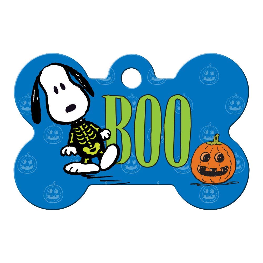 gotags-halloween-snoopy-dog-id-tag-personalized-solid-brass-peanuts-tag-4-spooky image 5