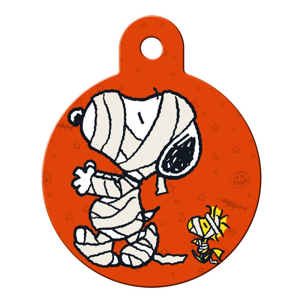 gotags-halloween-snoopy-dog-id-tag-personalized-solid-brass-peanuts-tag-4-spooky image 7