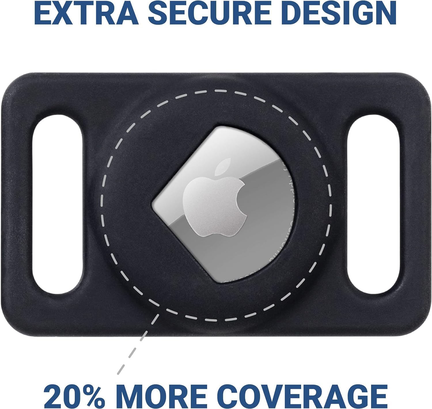 gotags-airtag-gps-tracker-holder-silent-slide-on-pet-id-tag-with-design image 7