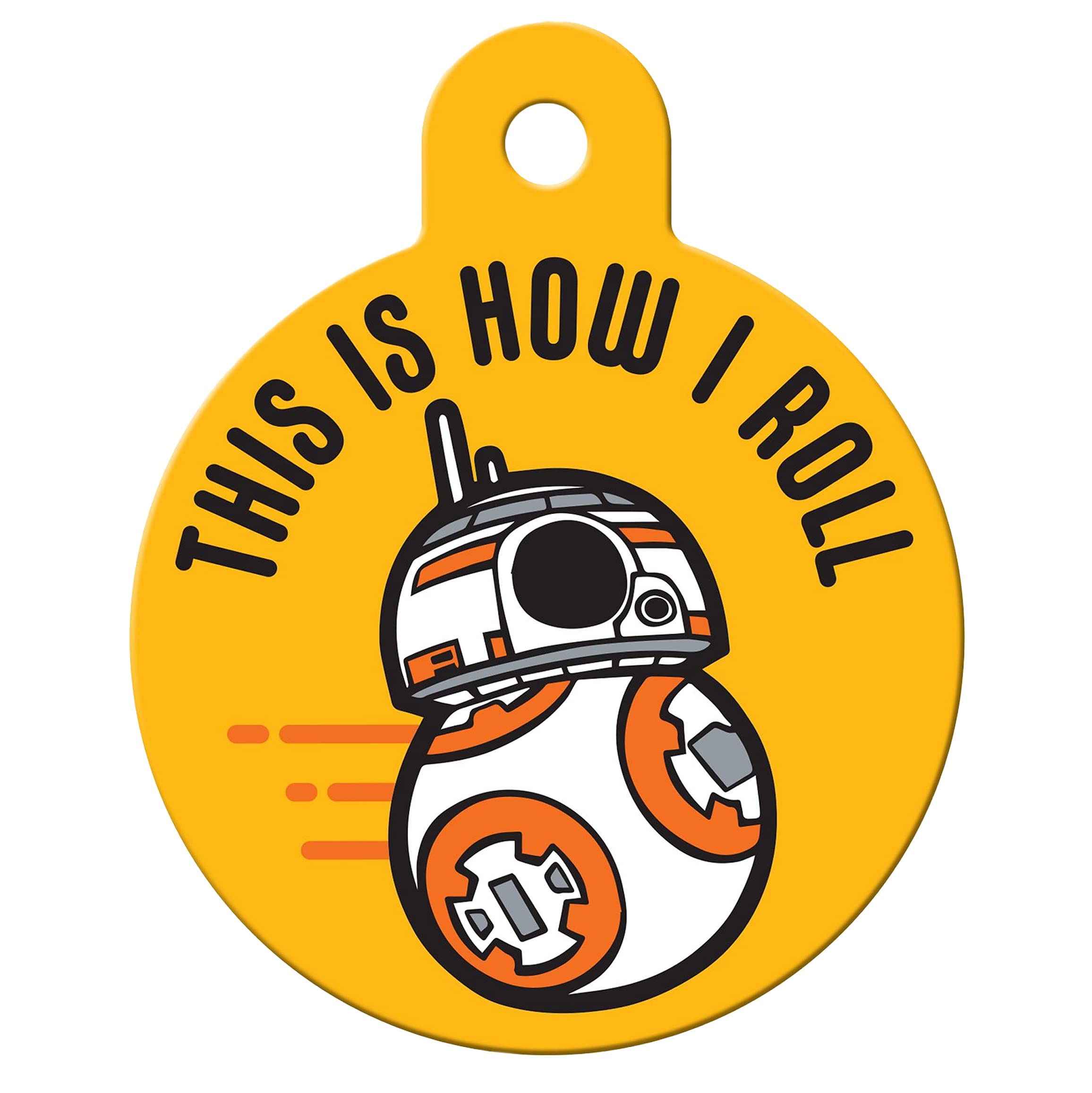 gotags-star-wars-pet-id-tag-brass-uv-cured-paint-laser-engraved-6-designs image 7