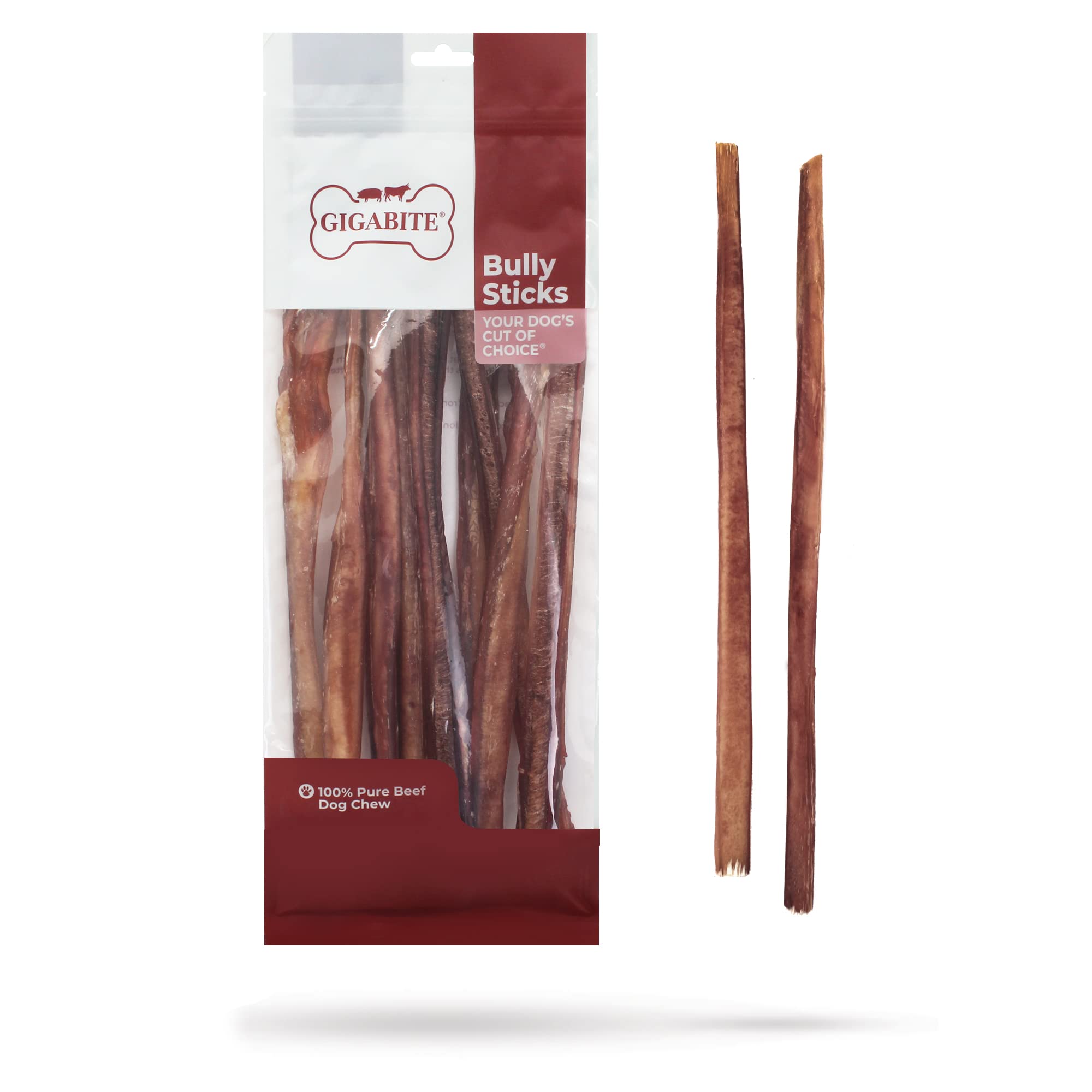gigabite-half-cut-bully-sticks-for-dogs-low-odor-grass-fed-6-inch-12-count image 5
