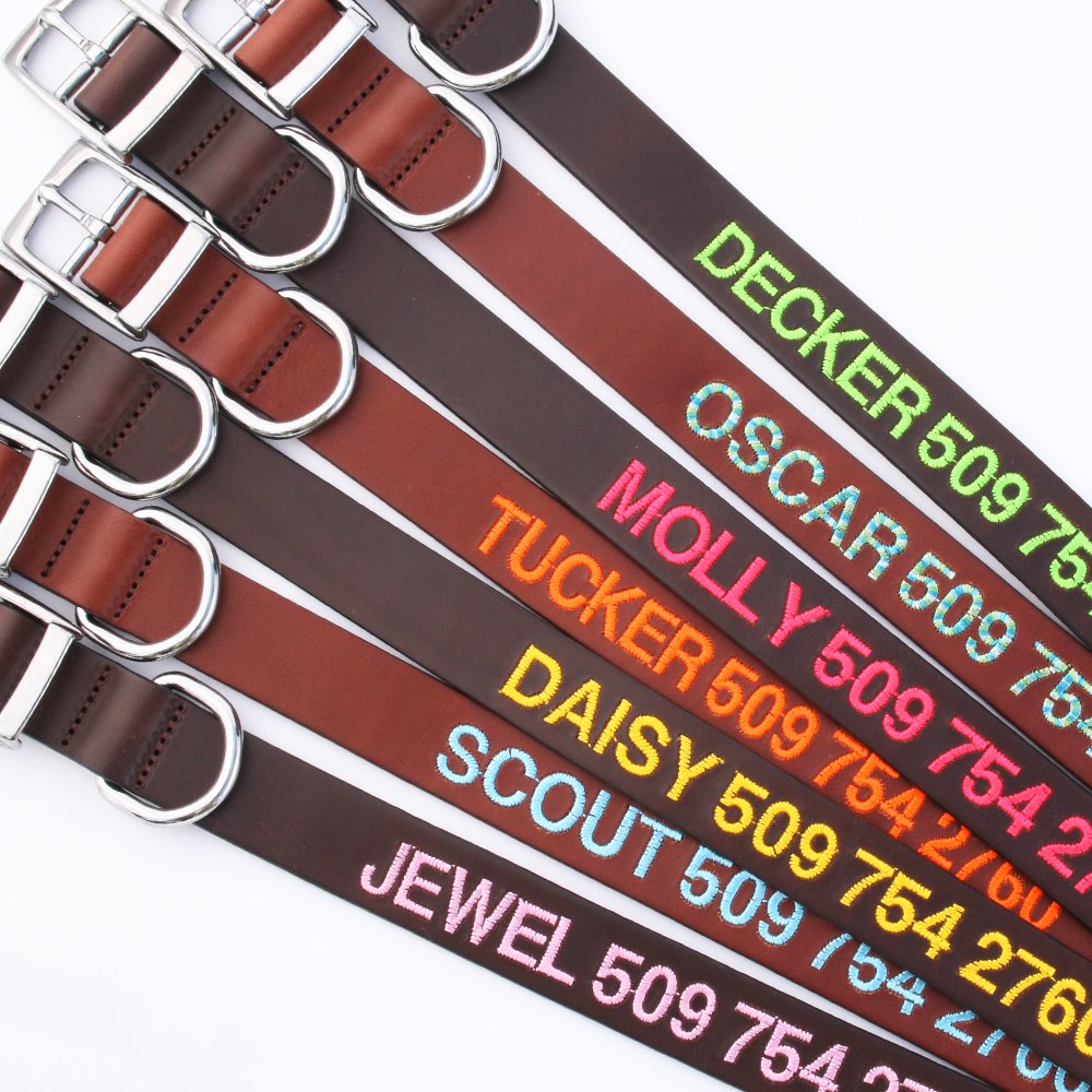 gotags-embroidered-leather-dog-collar-with-name-and-phone-number image 8