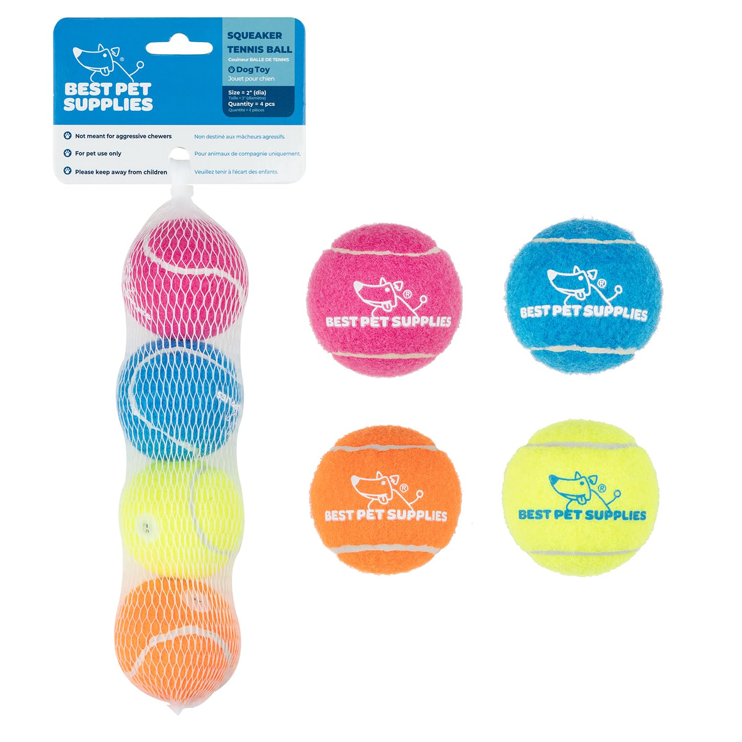 voyager-squeaky-tennis-dog-toys image 4